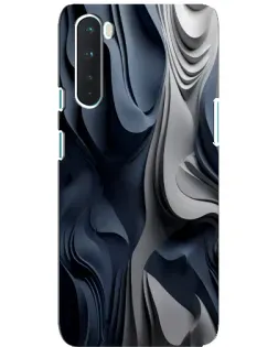 Чохол для OnePlus Nord з картинкою «Об'ємні сині складки» Чохол для OnePlus Nord з картинкою «Об'ємні сині складки»