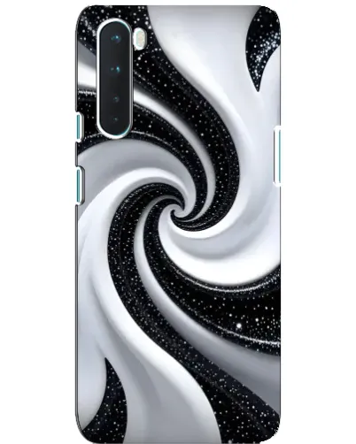 Чехол для OnePlus Nord с картинкой «Черно-белая спираль» Чехол для OnePlus Nord с картинкой «Черно-белая спираль»