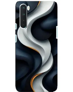 Чохол для OnePlus Nord з картинкою «Об'ємні чорно-білі стрічки» Чохол для OnePlus Nord з картинкою «Об'ємні чорно-білі стрічки»
