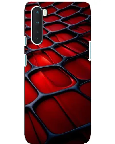 Чехол для OnePlus Nord с картинкой «Красная глянцевая сетка» Чехол для OnePlus Nord с картинкой «Красная глянцевая сетка»