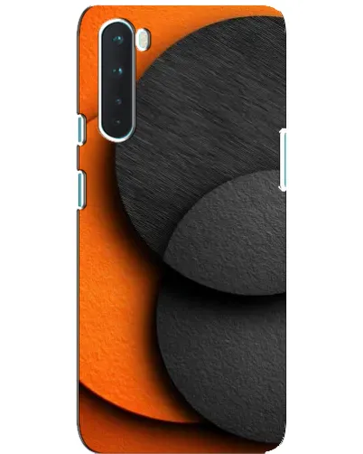 Чехол для OnePlus Nord с картинкой «Геометрия оранжевых кругов» Чехол для OnePlus Nord с картинкой «Геометрия оранжевых кругов»