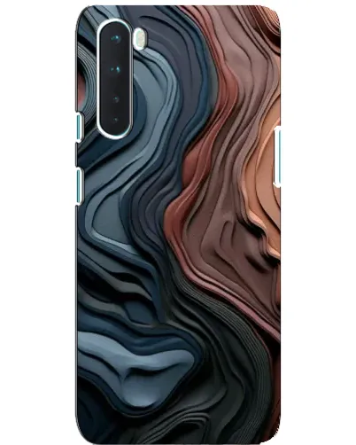 Чехол для OnePlus Nord с картинкой «Цветные волны каньона» Чехол для OnePlus Nord с картинкой «Цветные волны каньона»