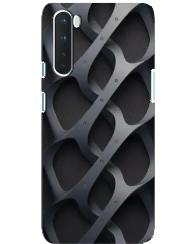 Чехол для OnePlus Nord с картинкой «Объемное серое плетение» Чехол для OnePlus Nord с картинкой «Объемное серое плетение»