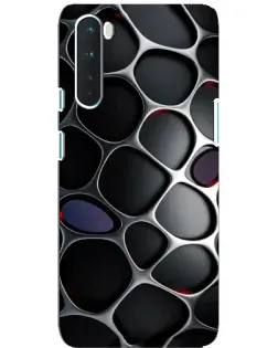 Чехол для OnePlus Nord с картинкой «Объемная темная решетка» Чехол для OnePlus Nord с картинкой «Объемная темная решетка»