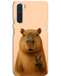 Чохол для OnePlus Nord з картинкою «Капібара вікторія» Чохол для OnePlus Nord з картинкою «Капібара вікторія»