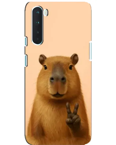 Чохол для OnePlus Nord з картинкою «Капібара вікторія»