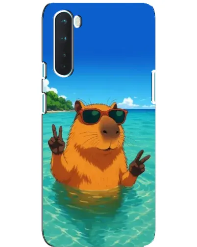 Чохол для OnePlus Nord з картинкою «Морська капібара»