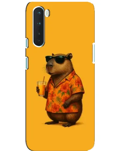 Чохол для OnePlus Nord з картинкою «Капібара на відпочинку»