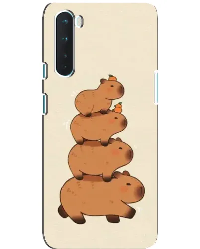 Чохол для OnePlus Nord з картинкою «Вежа з капібар»