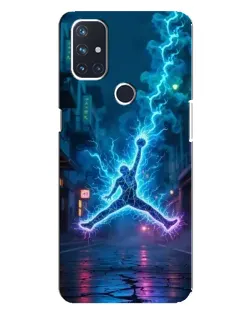 Чехол для OnePlus Nord 10 5G с картинкой «Jordan Gold Jumpman»