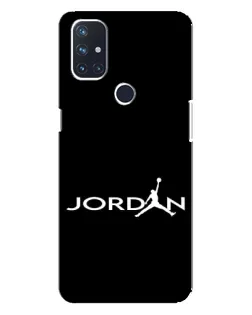 Чехол для OnePlus Nord 10 5G с картинкой «Jordan White Logo»