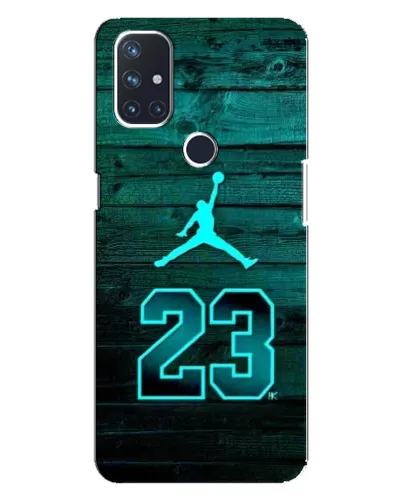 Чехол для OnePlus Nord 10 5G с картинкой «Jordan Cyan 23»