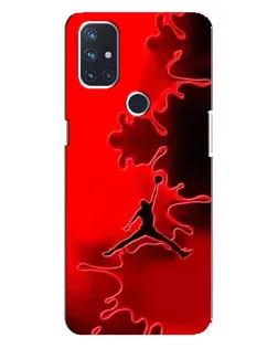 Чехол для OnePlus Nord 10 5G с картинкой «Jordan Red Smoke»