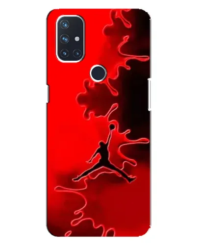 Чехол для OnePlus Nord 10 5G с картинкой «Jordan Red Smoke»