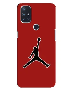 Чехол для OnePlus Nord 10 5G с картинкой «Jordan Red Back»