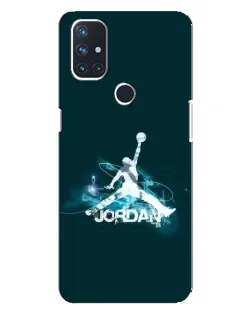 Чехол для OnePlus Nord 10 5G с картинкой «Jordan Blue Fire»