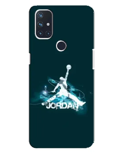 Чехол для OnePlus Nord 10 5G с картинкой «Jordan Blue Fire»