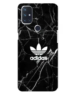Чехол для OnePlus Nord 10 5G с картинкой «Белый мрамор Adidas»