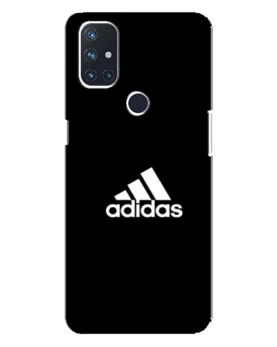 Чехол для OnePlus Nord 10 5G с картинкой «Черная классика Adidas»