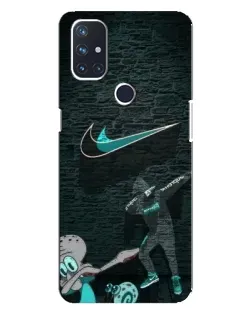 Чехол для OnePlus Nord 10 5G с картинкой «Спортивный арт Nike»
