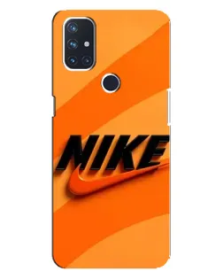 Чехол для OnePlus Nord 10 5G с картинкой «Оранжевый драйв Nike»
