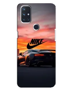 Чехол для OnePlus Nord 10 5G с картинкой «Nike и суперкар»
