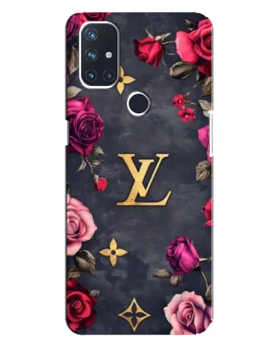 Чехол для OnePlus Nord 10 5G с картинкой «Цветочный Louis Vuitton»