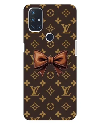 Чехол для OnePlus Nord 10 5G с картинкой «LV с бантом»