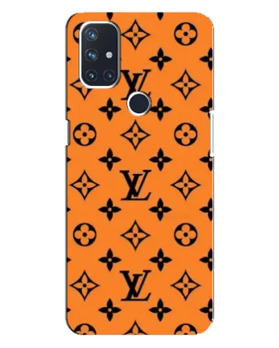 Чехол для OnePlus Nord 10 5G с картинкой «Оранжевый стиль LV»
