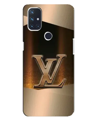 Чехол для OnePlus Nord 10 5G с картинкой «LV — золотое сияние»