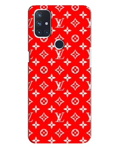 Чехол для OnePlus Nord 10 5G с картинкой «Яркий паттерн LV»