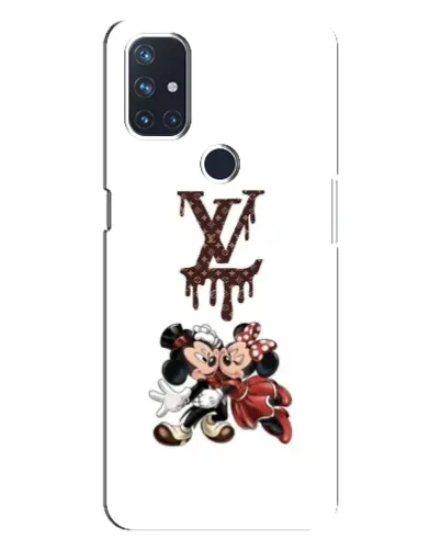 Чехол для OnePlus Nord 10 5G с картинкой «LV и Микки Маус»
