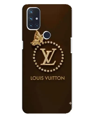 Чехол для OnePlus Nord 10 5G с картинкой «LV — золотая печать»