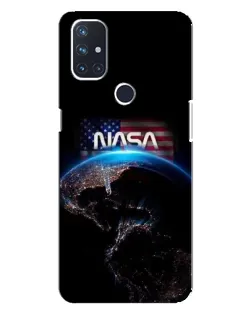 Чехол для OnePlus Nord 10 5G с картинкой «Земля из космоса NASA»