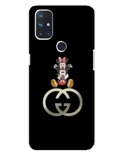 Чехол для OnePlus Nord 10 5G с картинкой «Минни Маус на лого»