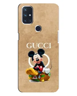 Чехол для OnePlus Nord 10 5G с картинкой «Микки Маус Gucci — крафт»