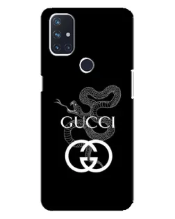 Чехол для OnePlus Nord 10 5G с картинкой «Gucci — серебряная змея»
