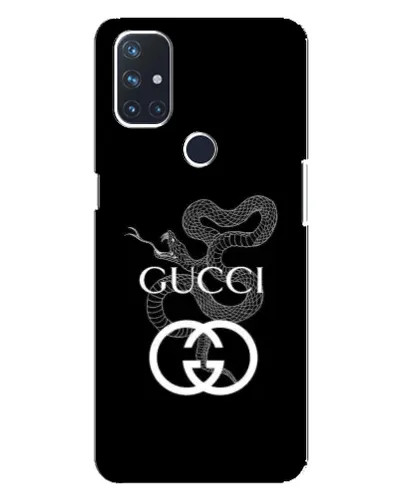 Чехол для OnePlus Nord 10 5G с картинкой «Gucci — серебряная змея»