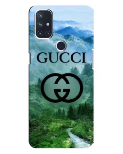 Чехол для OnePlus Nord 10 5G с картинкой «Gucci — горный пейзаж»