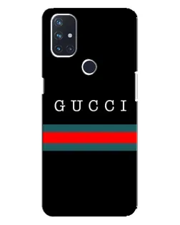 Чехол для OnePlus Nord 10 5G с картинкой «Gucci — красный пояс»