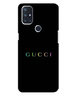 Чехол для OnePlus Nord 10 5G с картинкой «Gucci — неоновый минимализм»