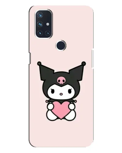 Чохол для OnePlus Nord 10 5G з картинкою «Kuromi та серце»