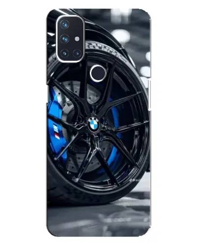 Чехол для OnePlus Nord 10 5G с картинкой «Колесо BMW вблизи»