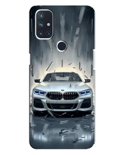 Чехол для OnePlus Nord 10 5G с картинкой «BMW в свете фар»