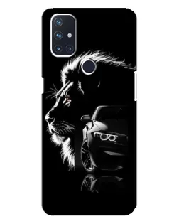 Чехол для OnePlus Nord 10 5G с картинкой «BMW и лев» Чехол для OnePlus Nord 10 5G с картинкой «BMW и лев»