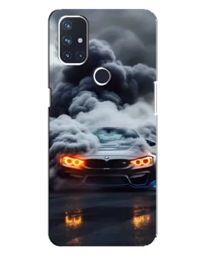 Чехол для OnePlus Nord 10 5G с картинкой «BMW в дыму»