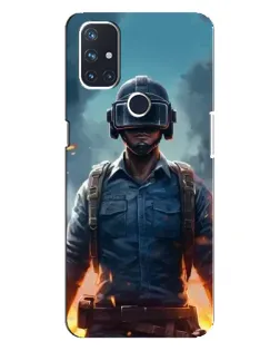Чехол для OnePlus Nord 10 5G с картинкой «PUBG — реалистичный герой»