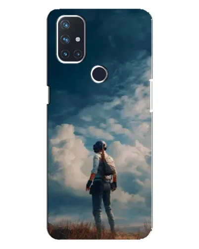 Чехол для OnePlus Nord 10 5G с картинкой «Герой PUBG на скале»