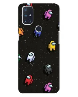 Чехол для OnePlus Nord 10 5G с картинкой «Космический паттерн Among Us»