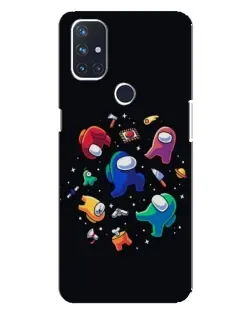 Чехол для OnePlus Nord 10 5G с картинкой «Among Us космос»